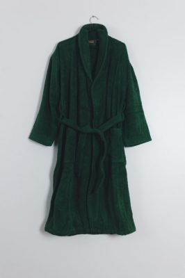 Infiniza Pamut Cozy Köntös - Sötétzöld (L)