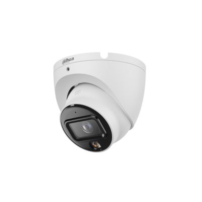 Dahua IPC-HDW1839TP-A-IL-0280B-S6 IP 8MP HD turret biztonsági kamera, 2.8 mm-es fix objektívvel, PoE, beépített mikrofonnal, hibrid megvilágítással, fém ház, kültéri