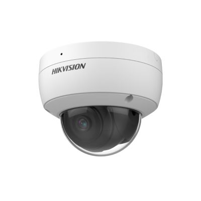 Hikvision DS-2CD1143G2-IUF (2.8mm) IP 4MP HD dóm biztonsági kamera, 2.8 mm-es fix objektívvel, SD kártya foglalattal, PoE, P2P, beépített mikrofonnal, kültéri, fém ház, vandálbiztos