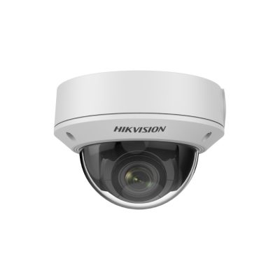Hikvision DS-2CD1743G2-IZS(2.8-12mm) IP 4MP dóm biztonsági kamera, 2.8 - 12 mm varifokális objektív, Valós WDR, microSD, PoE, P2P, IR LED 30m, hang I/O, riasztás I/O, IK10 vandálbiztos, fém ház, kültéri