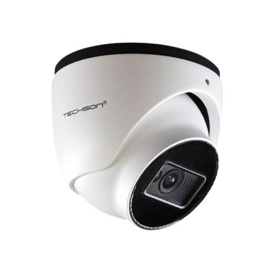 Techson TCI EA5 E002 IH AM -2.8 IP 2MP HD turret biztonsági kamera, 2.8 mm-es fix objektívvel, PoE, SD kártya foglalattal, beépített mikrofonnal, kültéri, fém ház