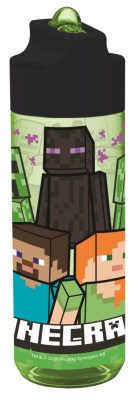 Minecraft Creeper Hydro tritan műanyag szívószálas kulacs 540 ml