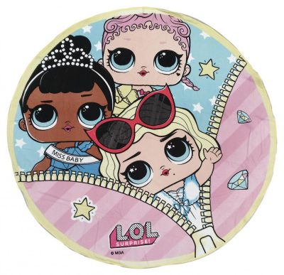 LOL Surprise Diamond forma fürdőlepedő, strand törölköző 130 cm (Fast Dry)