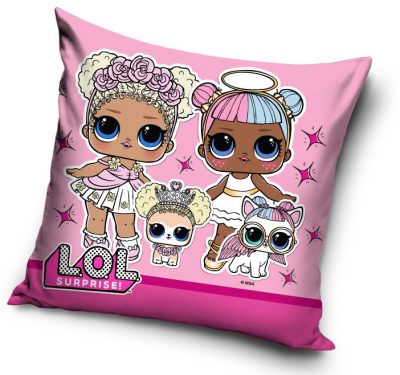 LOL Surprise With Puppies párnahuzat 40x40 cm