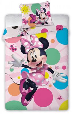 Disney Minnie Dotted ágyneműhuzat 140×200cm, 70×90 cm