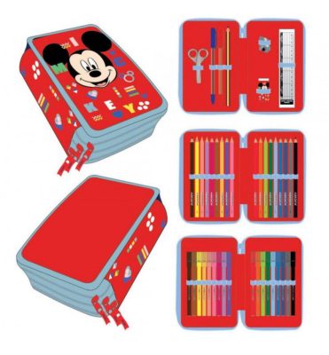 Disney Mickey Red Magic tolltartó töltött 3 emeletes