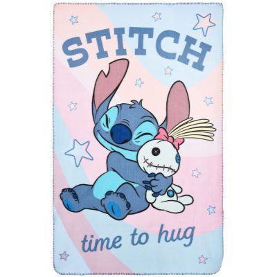 Disney Lilo és Stitch, A csillagkutya Time to Hug polár takaró 100x150cm