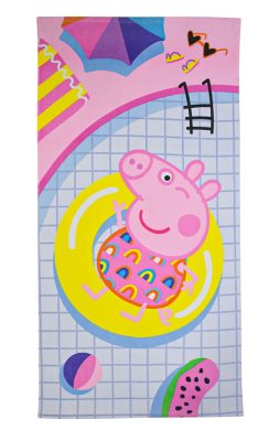 Peppa malac Summer fürdőlepedő, strand törölköző 70x140cm