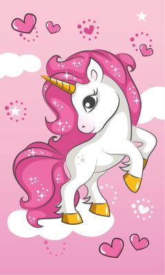 Unikornis Special kéztörlő, arctörlő, törölköző 30x50cm