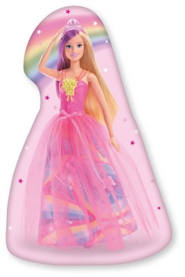 Barbie Fairy Spark formapárna, díszpárna 40x28 cm Velúr