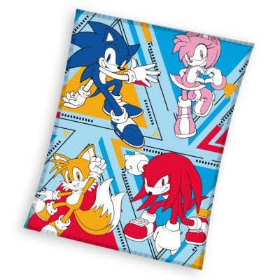 Sonic a sündisznó Speedstorm coral fleece polár takaró 130x170cm