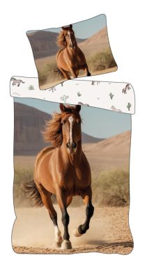 Lovas Mustang ágyneműhuzat 140×200cm, 70×90 cm