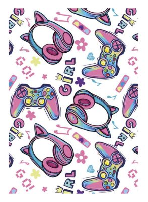 Gamer Girl A/4 gumis mappa