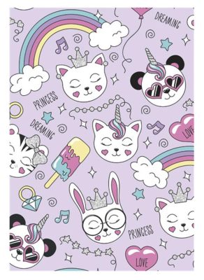 Állatos Dreaming A/4 gumis mappa