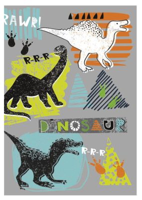 Dinoszaurusz Rawr A/4 gumis mappa