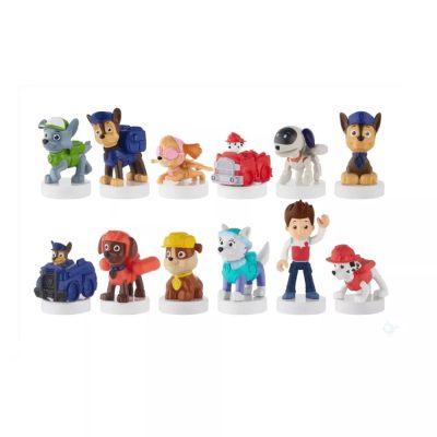 Mancs Őrjárat figura szett nyomdákkal - sokféle - 1 db szett