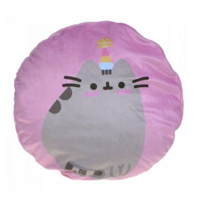Pusheen cica párna - pihe-puha kör alakú