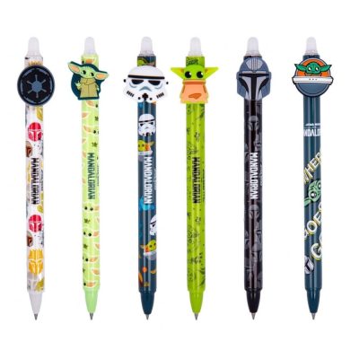 Star Wars Mandalorian toll kiradírozható - többféle - 1 db