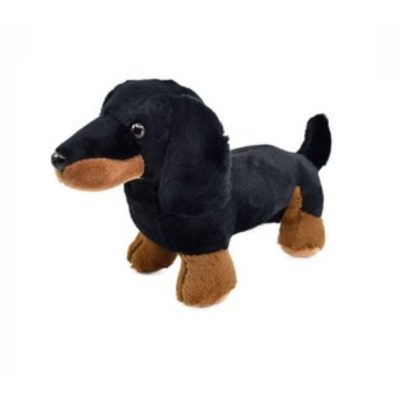 Tacskó plüssfigura 26 cm - Dachshund plush toy 26 cm