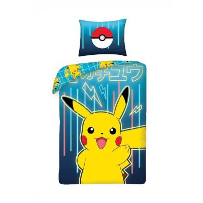 Pokémon Neon ágyneműhuzat 140×200cm, 70×90 cm