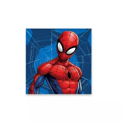 Pókember Web kéztörlő, arctörlő, törölköző 30x30cm