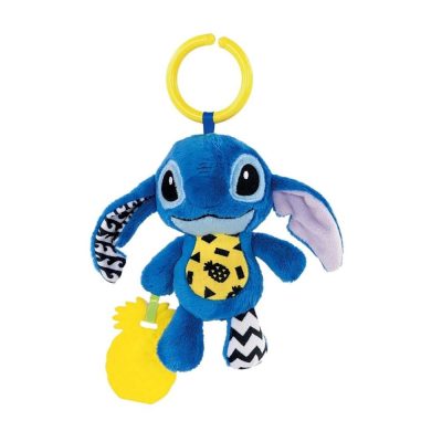 Disney Lilo és Stitch, A csillagkutya Ananas plüss figura és rágóka Clementoni