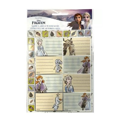 Jégvarázs füzetcímke 16 db - matricákkal