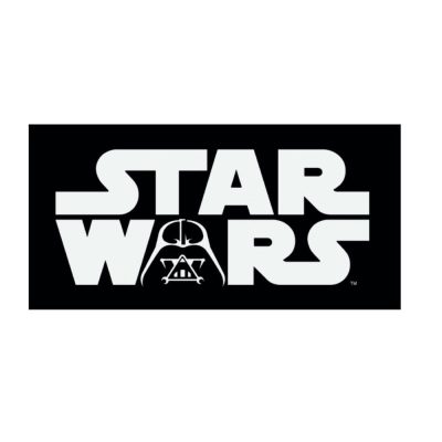 Star Wars törölköző - Star Wars és Darth Vader logókkal