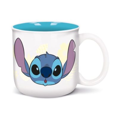 Stitch kerámia bögre - fehér