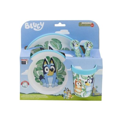 Bluey 5 részes mikrózható étkészlet