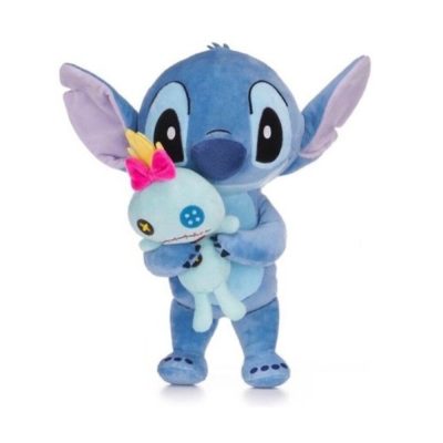 Stitch plüssfigura 33 cm - a kedvenc babájával