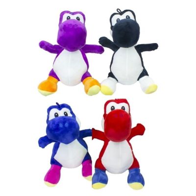 Yoshi plüssfigua 25 cm - exkluzív design - többféle - 1db - Super Mario