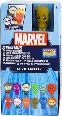 Marvel 3D illatos radír -Puzzle Eraser - vegyes kb 4 × 6 cm