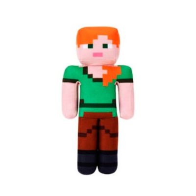 Alex plüssfigura 36 cm - Minecraft - puha plüssös kivitelezés