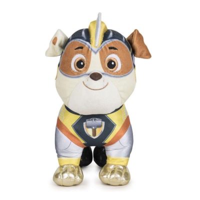 Rubble plüssfigura 18 cm - szurperhősként - Mancs őrjárat