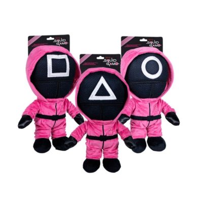 Squid Game plüssfigura 28 cm - klasszikus őr - 1 db