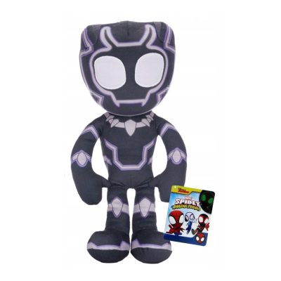 Fekete párduc plüssfigura 34 cm