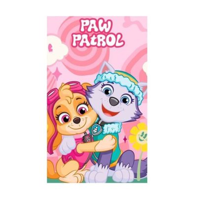 Mancs őrjárat törölköző - Skye és Everest - 30x50 cm