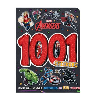 MARVEL szuperhősök színező- és foglalkoztatófüzet ezer matricával - A4