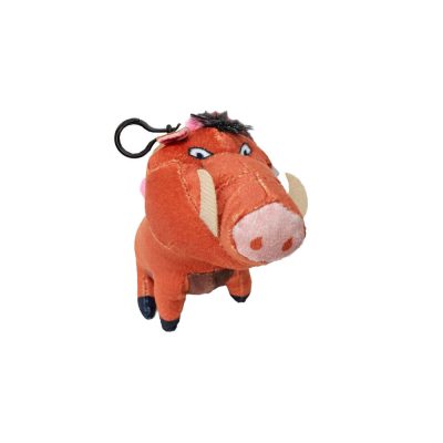 Pumba plüssfigura 11 cm - Oroszlánkirály - akasztható