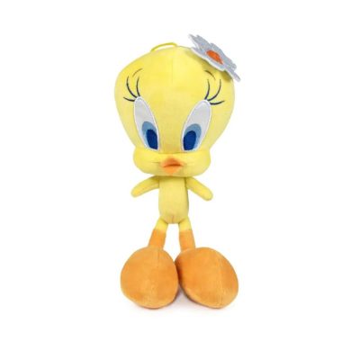 Csőrike plüssfigura 25 cm - ezüst virággal