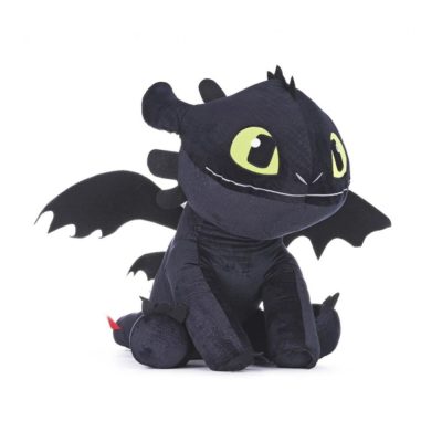 Fogatlan plüssfigura 80 cm - Óriás méretű Sárkány a "Így neveld a sárkányodat" világából