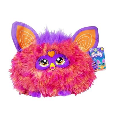 Furby plüssfigura - piros-lila - 25 cm