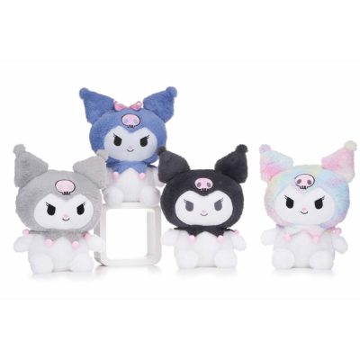 Hello Kitty Kuromi plüssfigura 24 cm Fekete