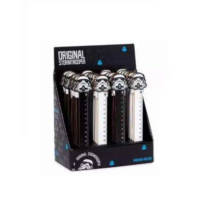 Stormtrooper vonalzó - fa, 15 cm - Star Wars