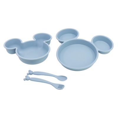 Mickey egér alakú étkészlet - 4 darabos - 0% BPA