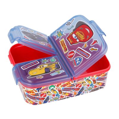 Verdák matricás több rekeszes uzsonnás doboz