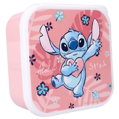 Stitch Bon Appétit 3 az 1-ben uzsonnásdoboz szett