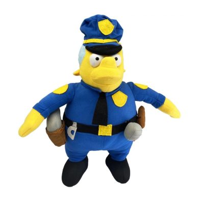 Wiggum plüssfigura 44 cm - rendőrfőnök - Simpson Család