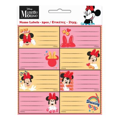 Disney Minnie egér füzetcímke 16 db - Minnie Wink
